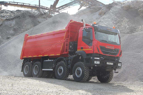 Самосвал  IVECO-AMT-753910-10 - полная масса 60 тонн