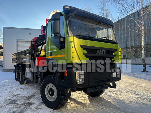 Бортовой автомобиль AMT N.V. 632944 (6x6) 480 л.с. с КМУ + буровая установка HORYONG HRS216