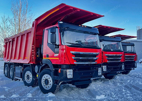 Самосвал АМТ N.V. 752901 (8x4) 560 л.с. скальный кузов