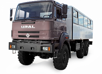 Вахтовый автобус Урал-М 3255-3013-79 6x6, 256 л.с, 22 мест
