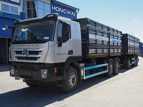 Самосвал-зерновоз Hongyan C6HR (6х4) 390 л.с. с трехсторонней разгрузкой