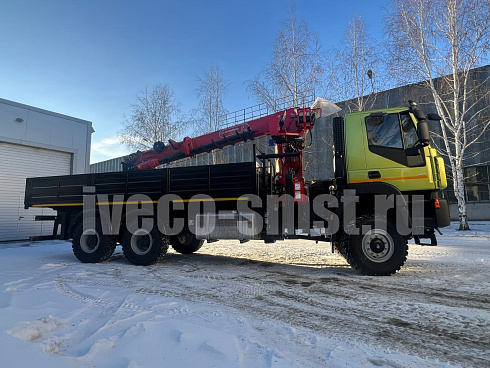 Бортовой автомобиль AMT N.V. 632944 (6x6) 480 л.с. с КМУ + буровая установка HORYONG HRS216